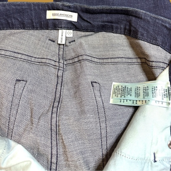 🎉 HP!🎉 NWT Good American “Good Waist” Skinny Jeans in Blue796. Size 18 👖 - Picture 16 of 16